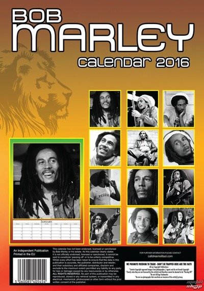 kalendarz BOB MARLEY 2016 