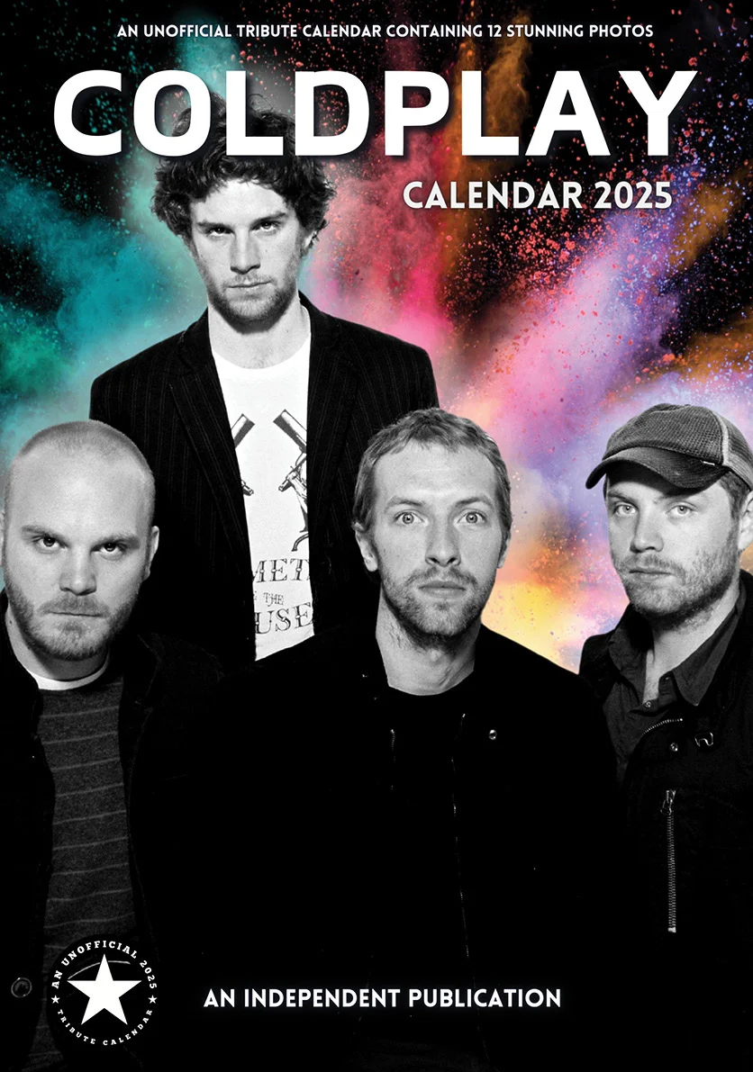 kalendarz COLDPLAY 2025