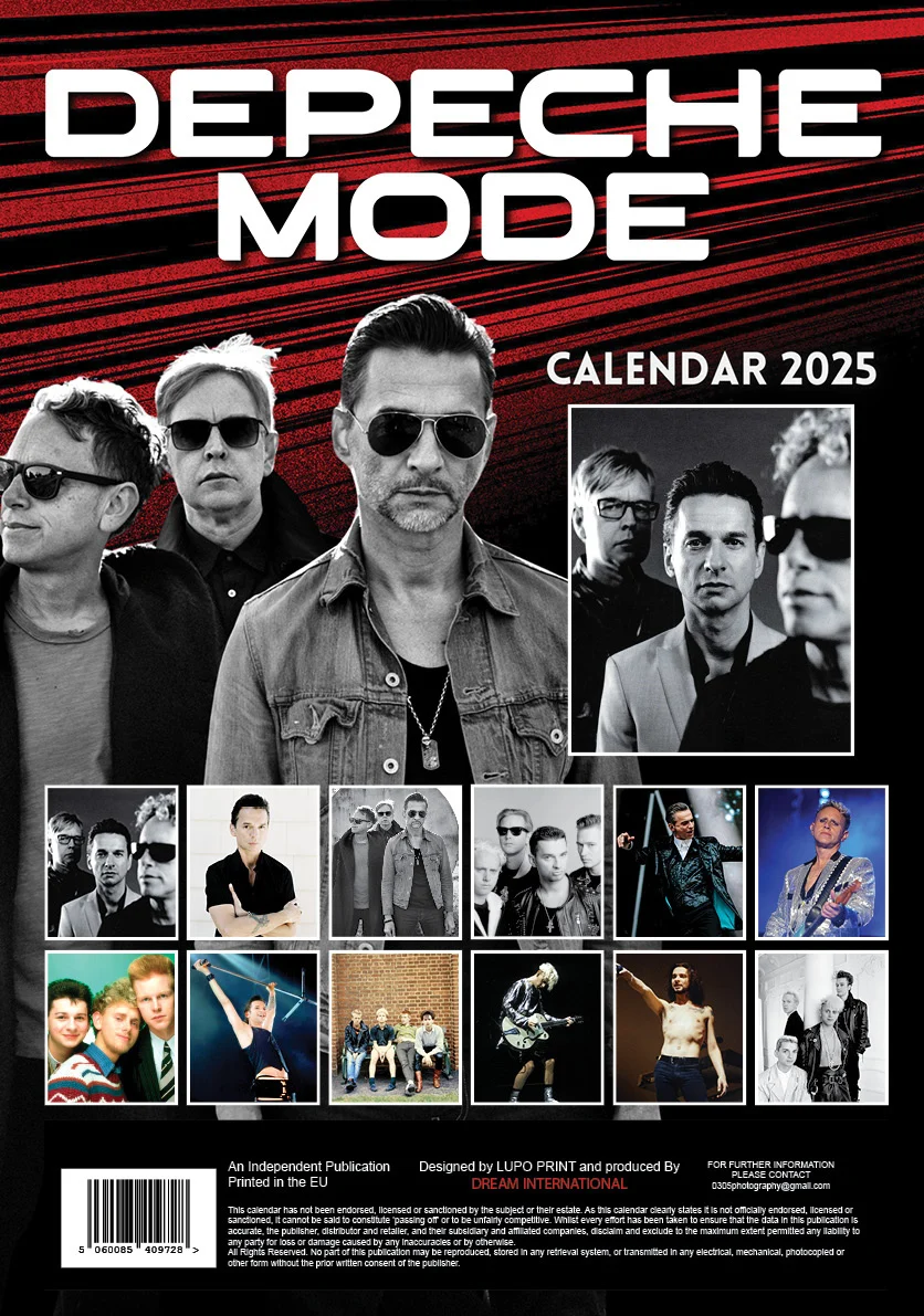 kalendarz DEPECHE MODE 2025