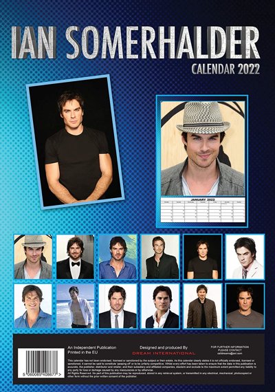 kalendarz  IAN SOMERHALDER 2022