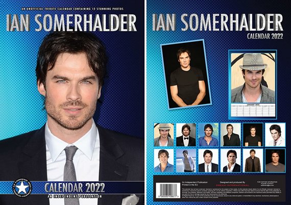 kalendarz  IAN SOMERHALDER 2022