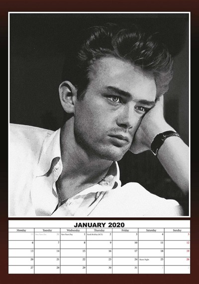 kalendarz JAMES DEAN 2020