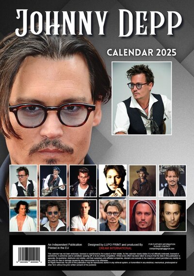 kalendarz JOHNNY DEPP 2025