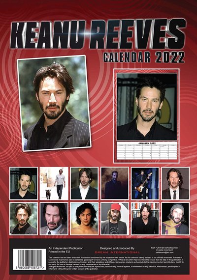 kalendarz KEANU REEVES 2022