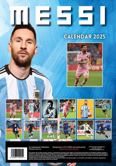 kalendarz MESSI 2025