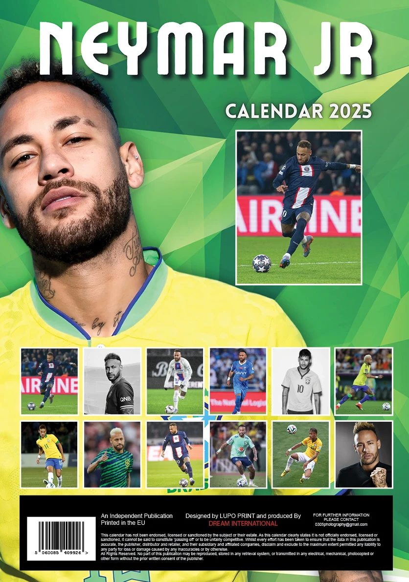 kalendarz NEYMAR 2025