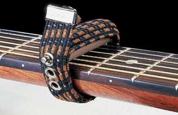 kapodaster JIM DUNLOP - RUSSEL ELASTIC HEAVY CAPO FLAT (7191)