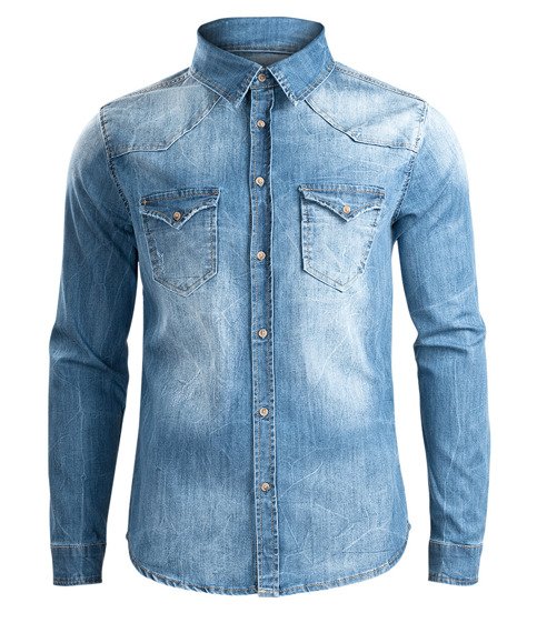 koszula RILEY DENIMSHIRT jeansowa