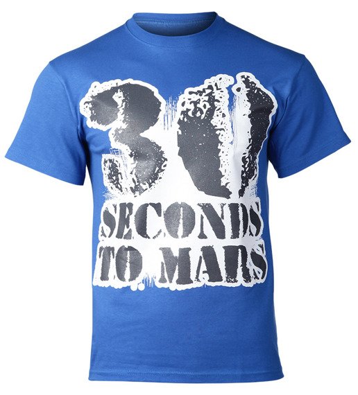 koszulka 30 SECONDS TO MARS niebieska