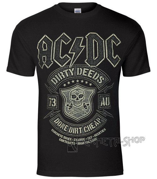 koszulka AC/DC - BLACK DONE CHEAP