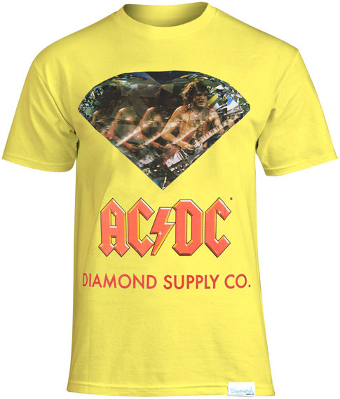 koszulka AC/DC - DIAMOND SUPPLY C.O.