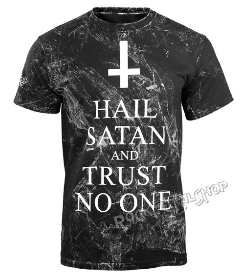 koszulka AMENOMEN - HAIL SATAN AND TRUST NO ONE (OMEN095KM ALLPRINT WHITE)