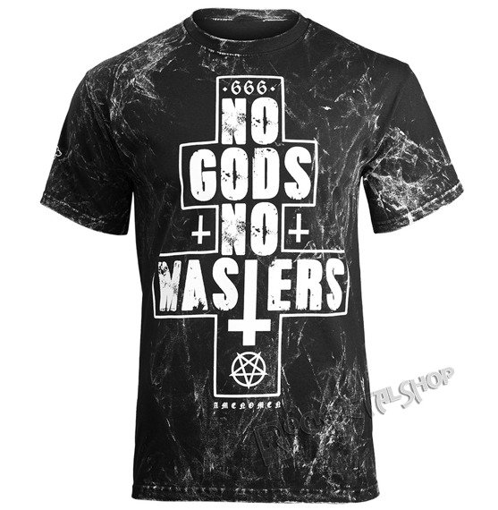 koszulka AMENOMEN - NO GODS NO MASTERS (OMEN080KM ALLPRINT WHITE)