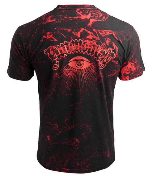 koszulka AMENOMEN - PENTAGRAM (OMEN096KM ALLPRINT RED)