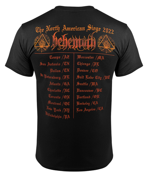 koszulka BEHEMOTH - NORTH AMERICAN TOUR '22 PUPPET MASTER