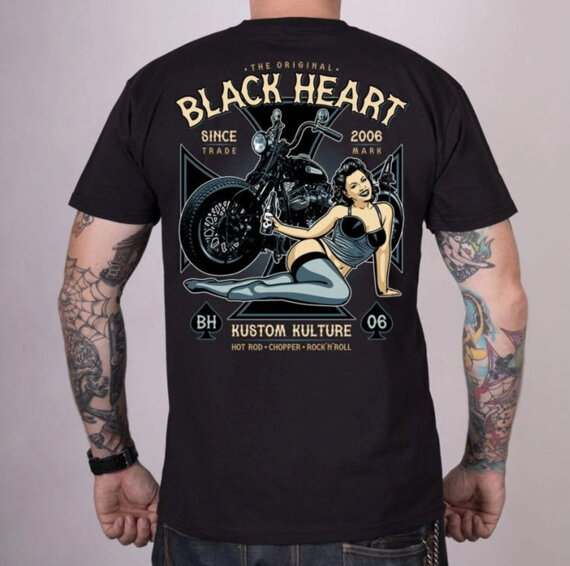 koszulka BLACK HEART - AVA 