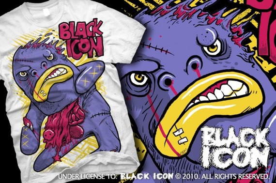 koszulka BLACK ICON - BIGMO biała (MICON096 WHITE)