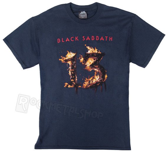 koszulka BLACK SABBATH - 13 NEW ALBUM navy