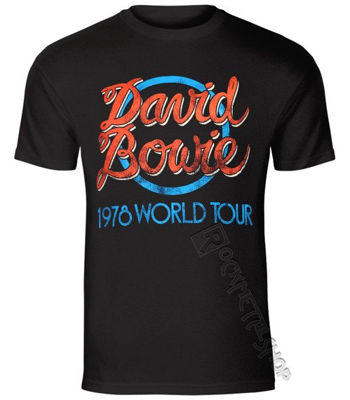 koszulka DAVID BOWIE - 1978 WORLD TOUR