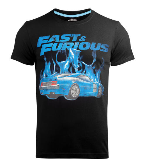 koszulka FAST & FURIOUS - BLUE FLAMES