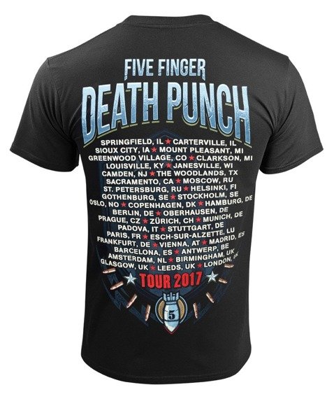 koszulka FIVE FINGER DEATH PUNCH - WINGSHIELD FALL 2017 TOUR