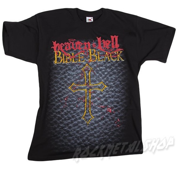 koszulka HEAVEN & HELL - BIBLE BLACK TOUR 