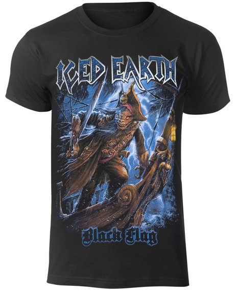 koszulka ICED EARTH - BLACK FLAG