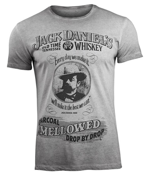 koszulka JACK DANIELS - CHARCOAL MELLOW