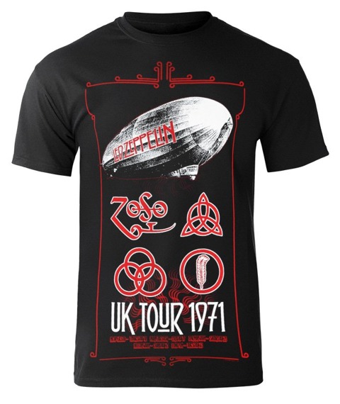 koszulka LED ZEPPELIN - UK TOUR 1971