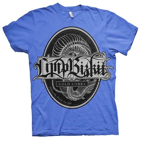 koszulka LIMP BIZKIT - CIRCULAR CREST (BLUE)  