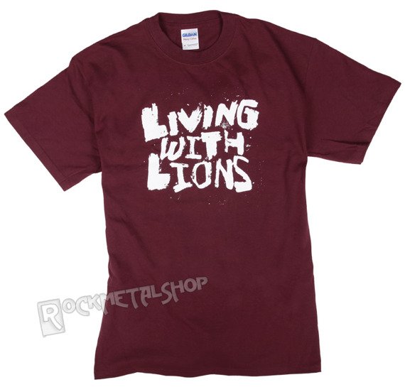 koszulka LIVING WITH LIONS - LOGO