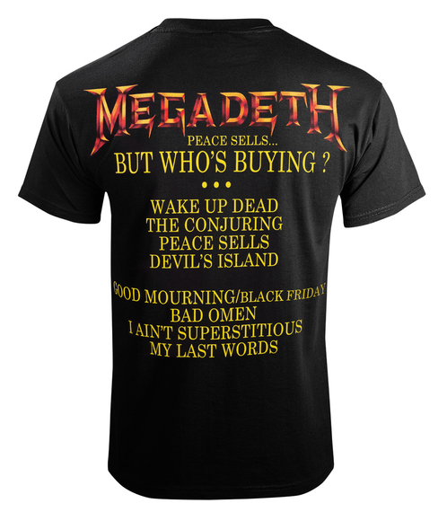 koszulka MEGADETH - PEACE SELLS... BUT WHO'S BUYING?