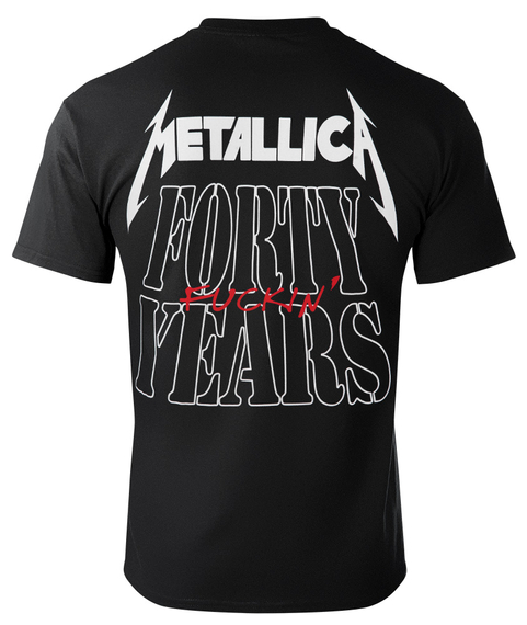 koszulka METALLICA - 40TH ANNIVERSARY FORTY YEARS