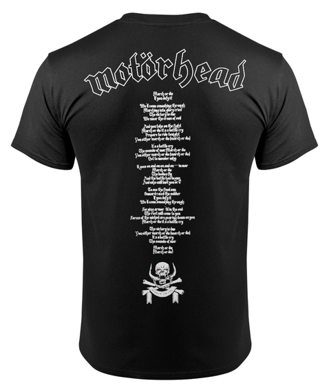 koszulka MOTORHEAD - MARCH OR DIE LYRICS