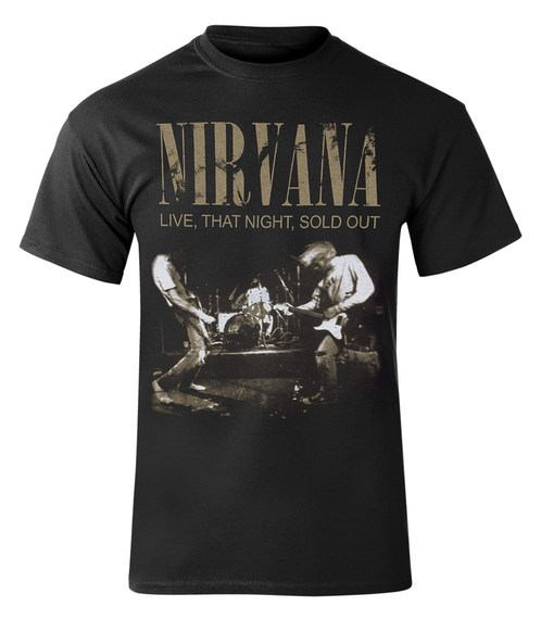 koszulka NIRVANA - LIVE, THAT NIGHT, SOLD OUT