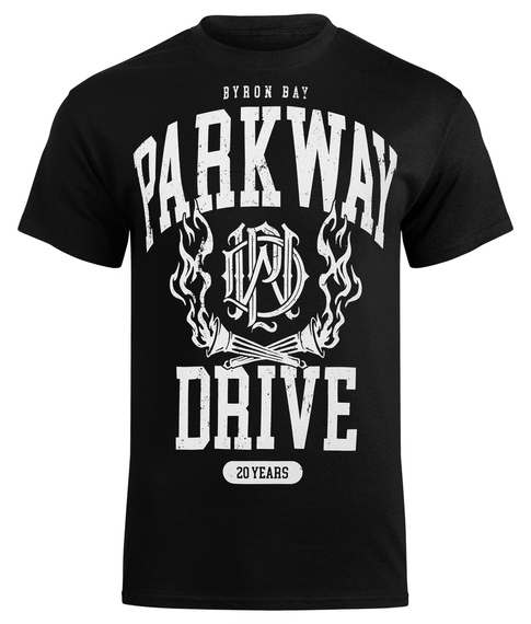 koszulka PARKWAY DRIVE - 20 YEARS CREST BLACK