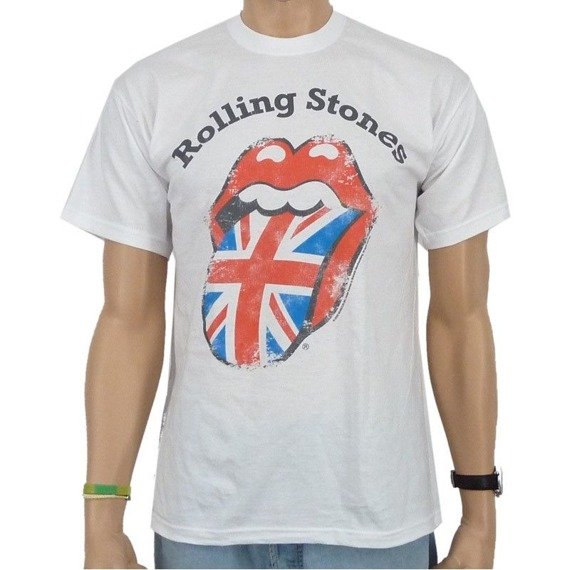 koszulka ROLLING STONES - DISTRESSED UNION JACK