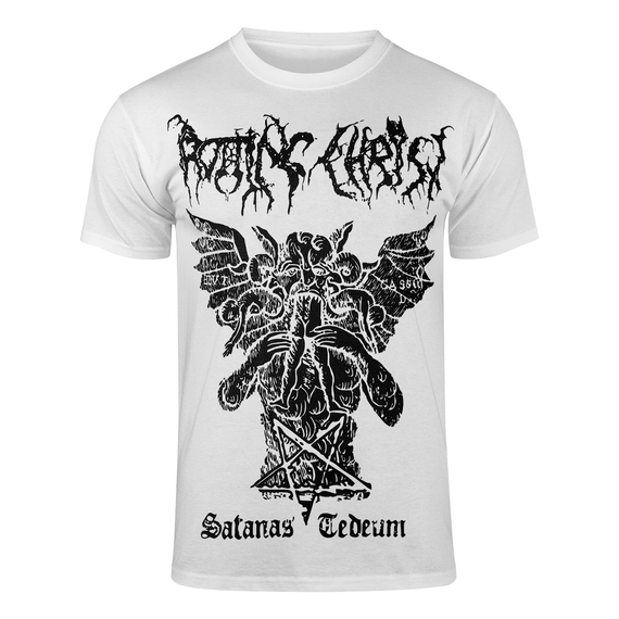 koszulka ROTTING CHRIST - SATANAS TEDEUM biała