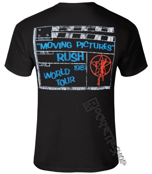 koszulka RUSH - MOVING PICTURES 1981 TOUR