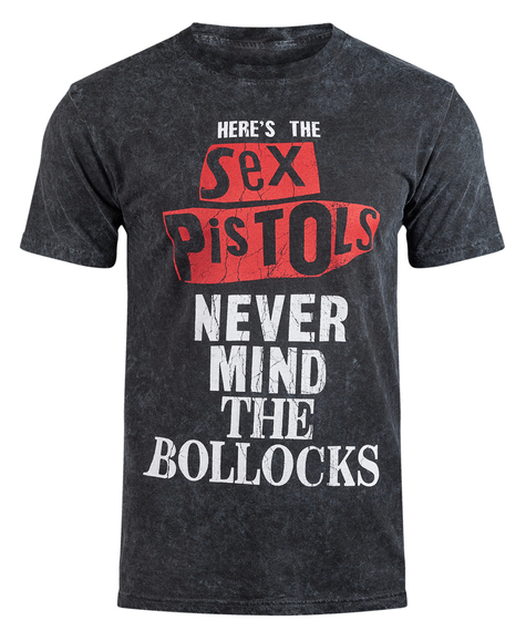 koszulka SEX PISTOLS - NEVER MIND THE BOLLOCKS, barwiona