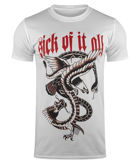 koszulka SICK OF IT ALL - EAGLE (WHITE)