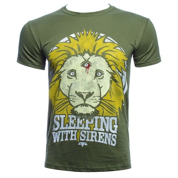 koszulka SLEEPING WITH SIRENS - LION CREST 