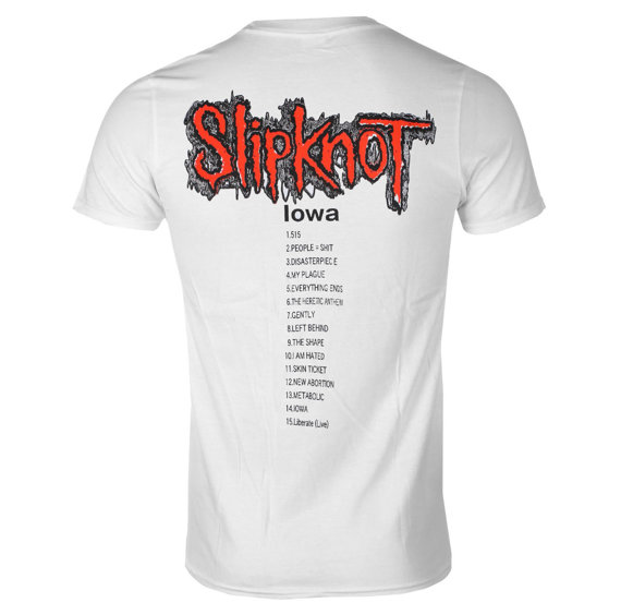 koszulka SLIPKNOT - IOWA TRACK LIST