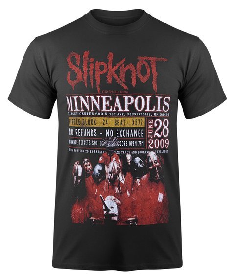 koszulka SLIPKNOT - MINNEAPOLIS '09 ekologiczna