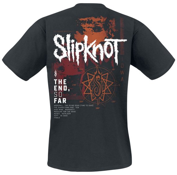 koszulka SLIPKNOT - THE END SO FAR TRACKLIST