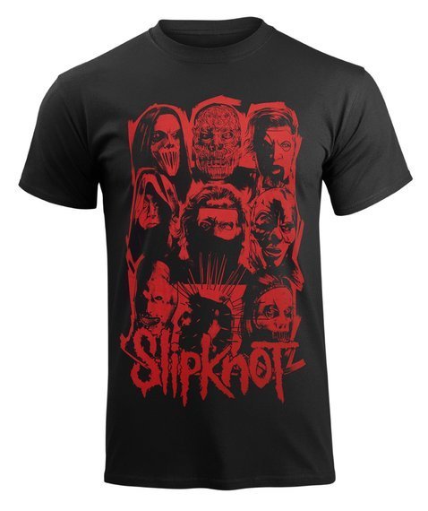 koszulka SLIPKNOT - WANYK RED PATCH