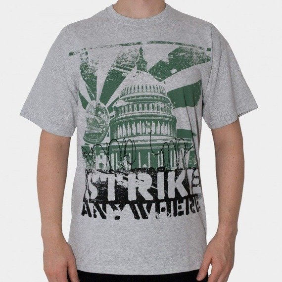 koszulka STRIKE ANYWHERE - LOWER THE FLAGS (SPORTS GRAY)