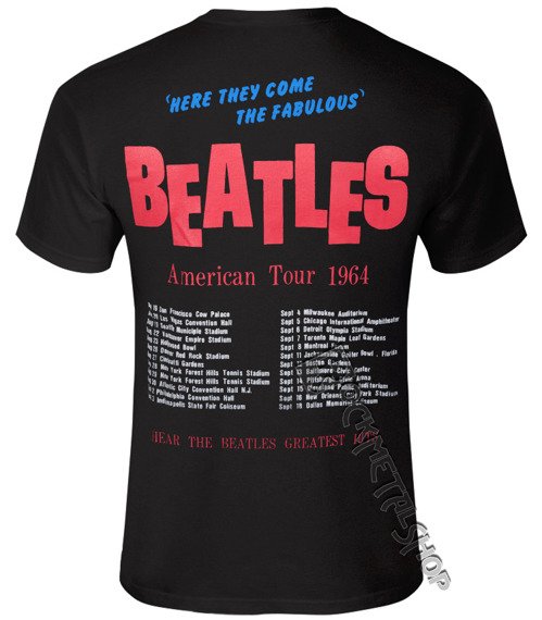 koszulka THE BEATLES - AMERICAN TOUR 1964