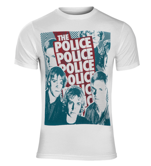 koszulka THE POLICE - HALFTONE FACES