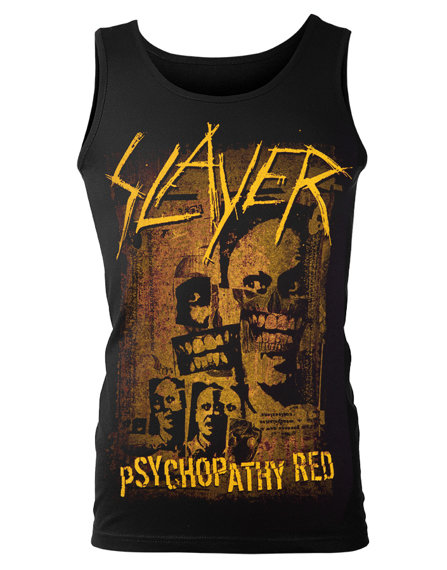 koszulka na ramiączka SLAYER - PSYCHOPATHY RED